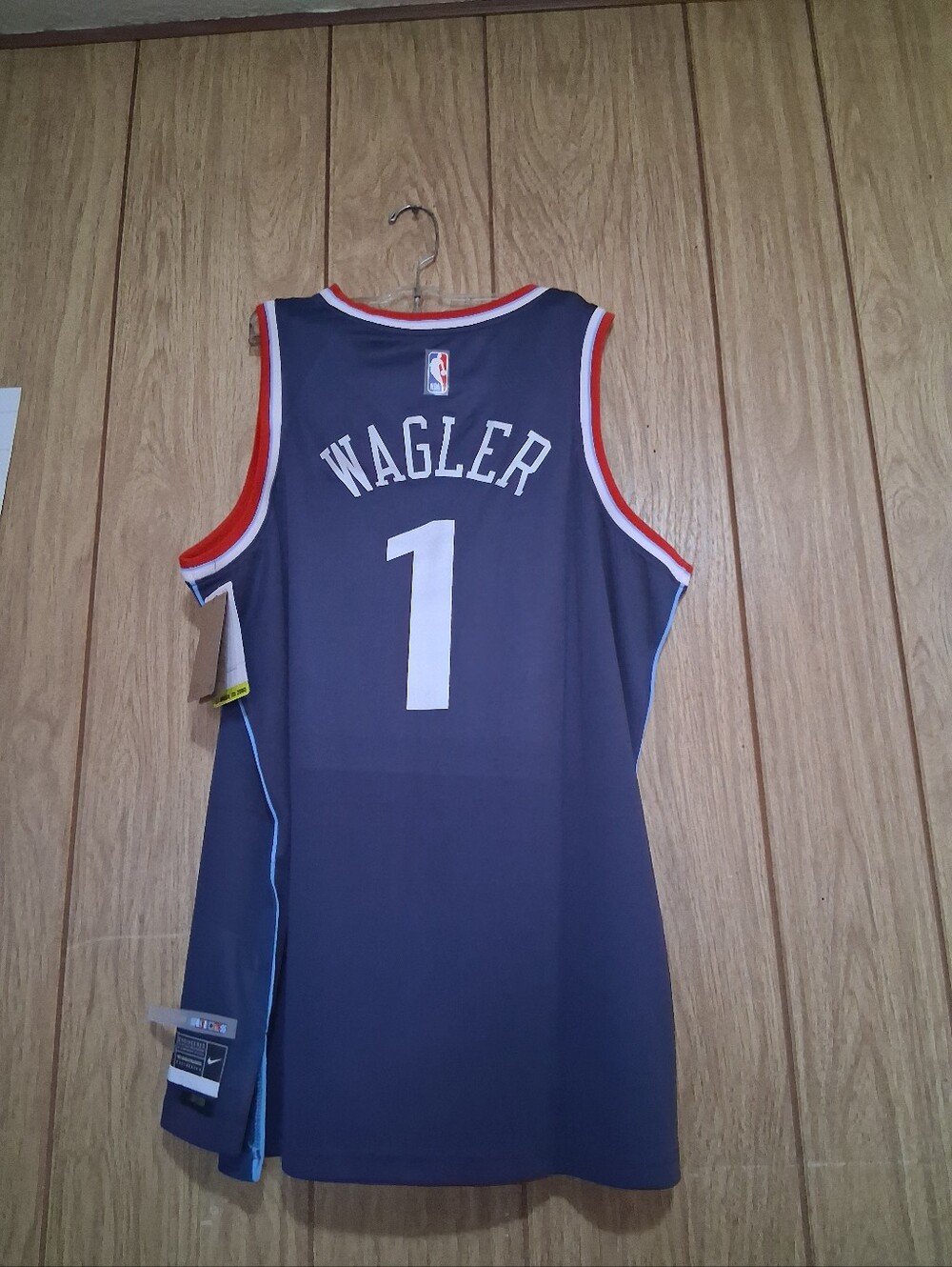 Mystery Sports Card With Keaton Wagler Los Angeles Clippers Icon Xl Jersey